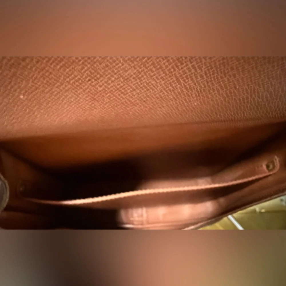 Louis Vuitton Cartouchiere GM Monogram Crossbody Shoulder Bag Vintage - Picture 11 of 16